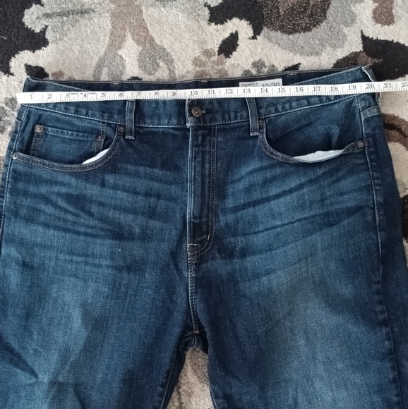 mens daniel cremieux classic straight leg jeans dark wash premium denim 40X30 - Picture 3 of 9